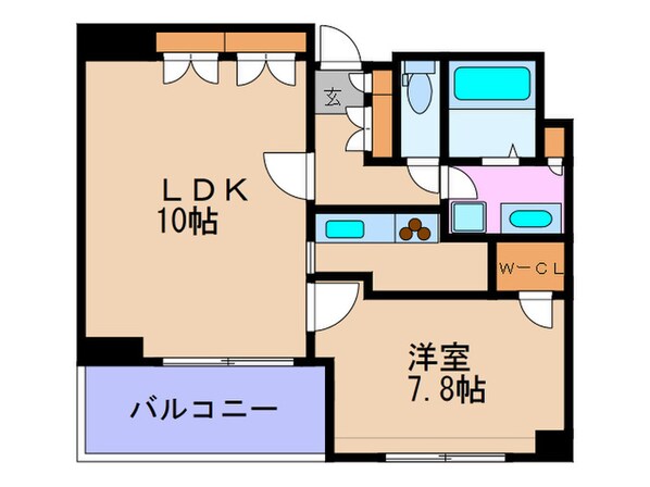 ア－デンタワ－福島ウエストの物件間取画像